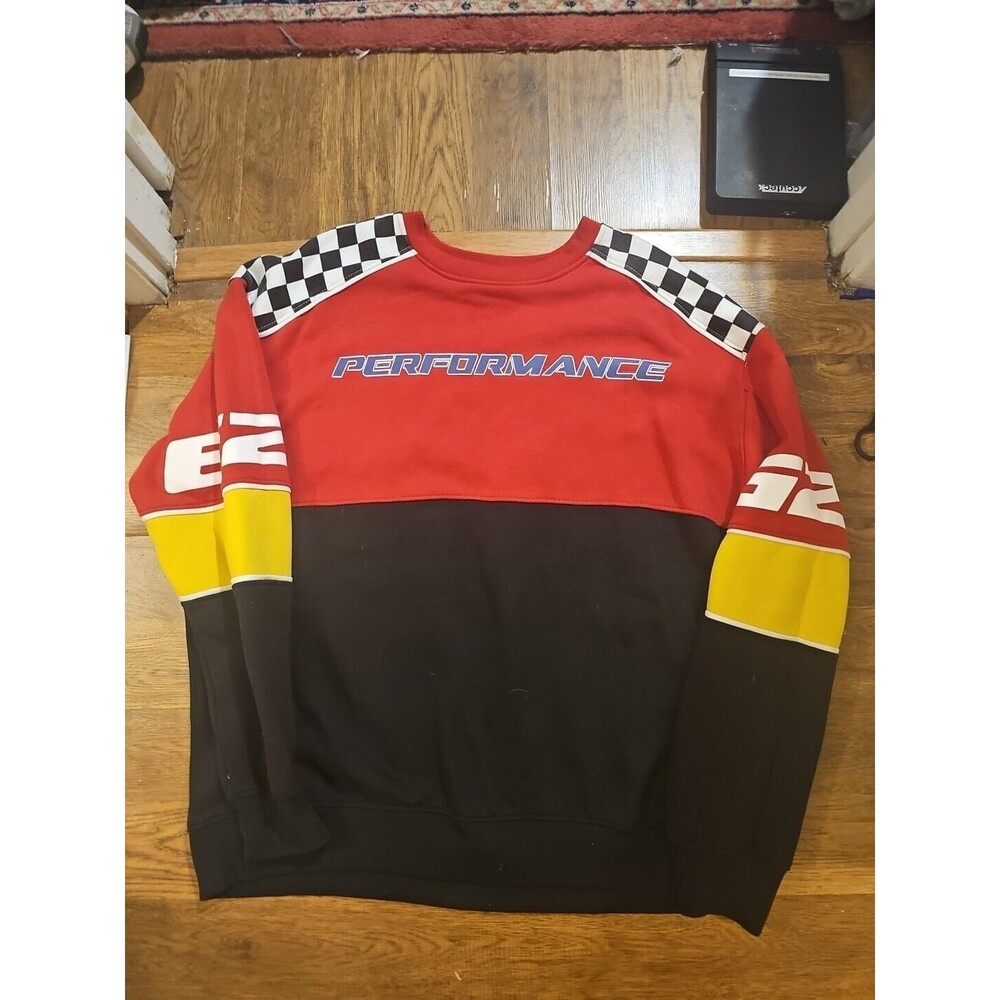 Missguided X Ford Performance Racing Mens 3XL Crewneck Sweater Colorblock